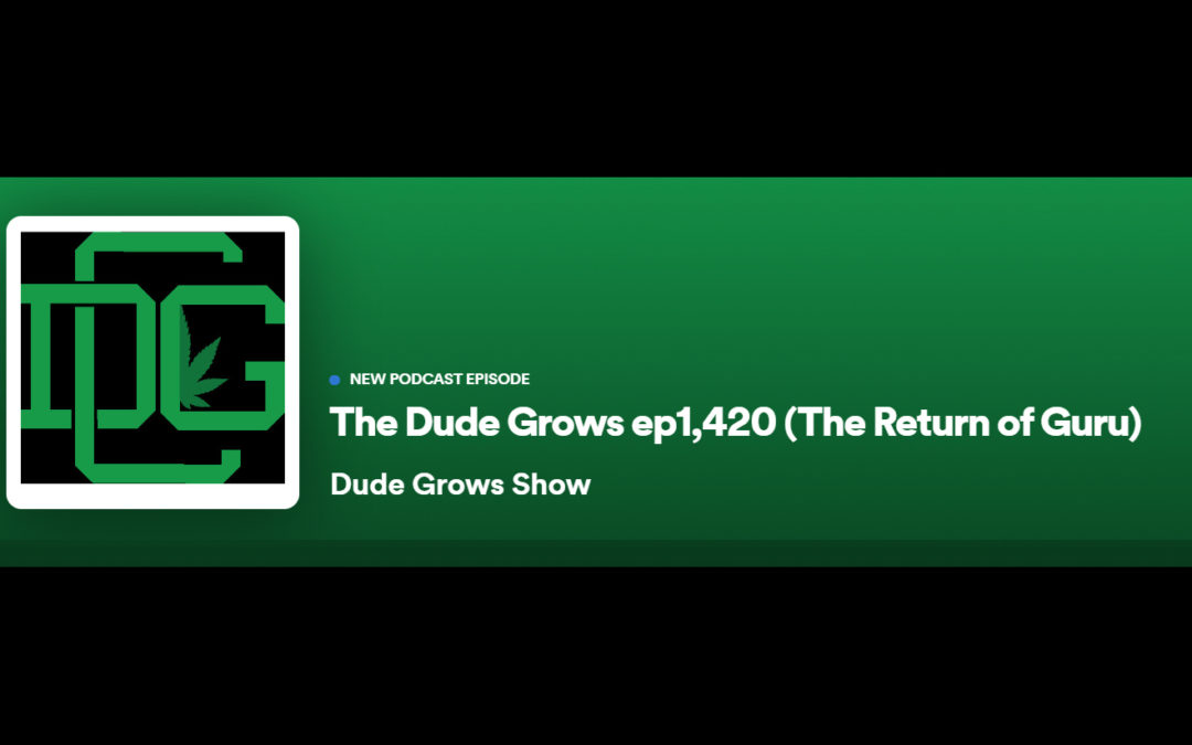 Dude Grows Show 1420 The Return of Guru