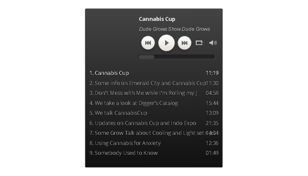 Cannabis Cup/Events Playlist